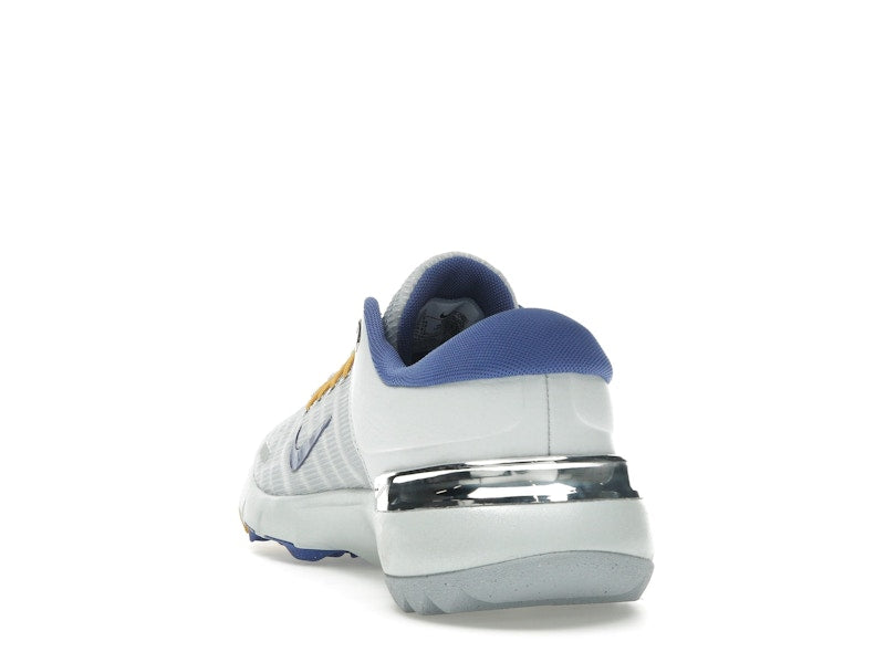 Nike Free Golf Pure Platinum University Gold Wolf Grey Astronomy Blue