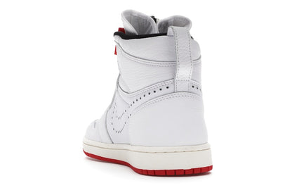 Jordan 1 Retro High Zip White University Red