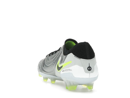 Nike Tiempo Legend 10 Elite FG Metallic Silver Volt Black