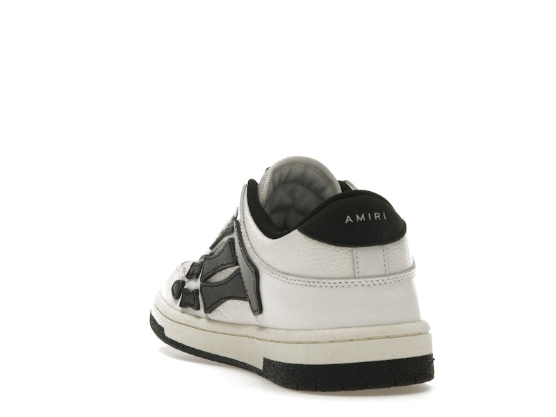 AMIRI Skel Top Low White Black White