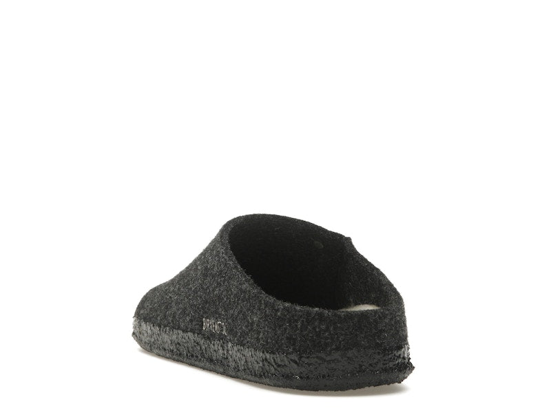 Birkenstock Zermatt Shearling Clog Wool Felt Anthracite