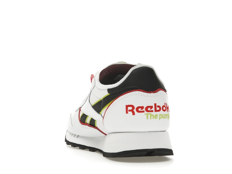 Reebok Classic Leather The Pump White Acid Yellow