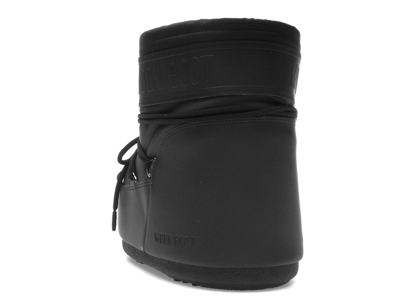 Moon Boot Icon Rubber Low Boot Black