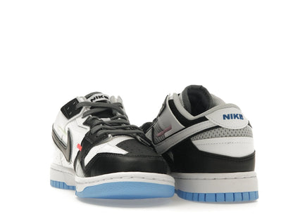 Nike Dunk Low Scrap Black Neutral Grey University Blue White