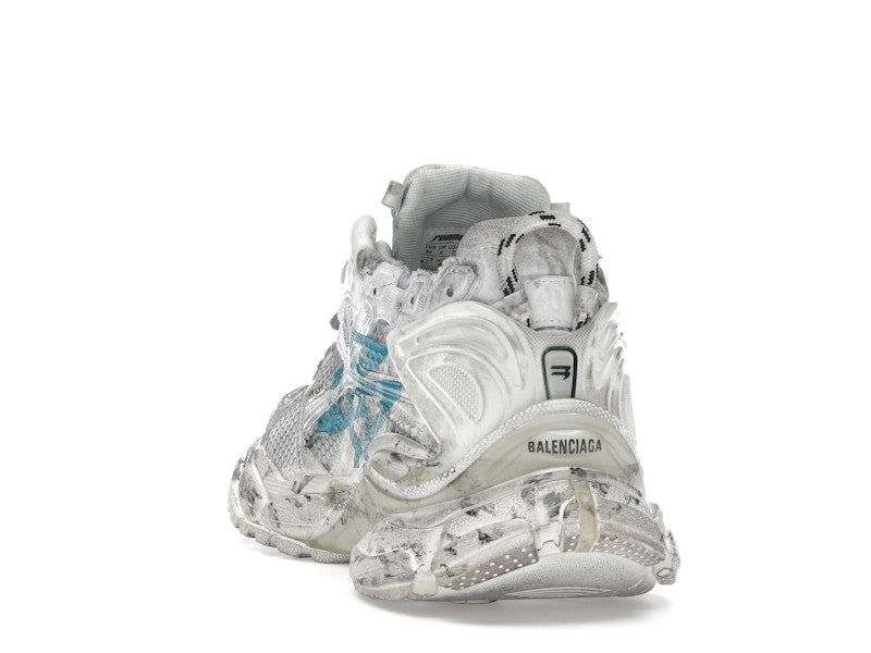 Balenciaga Runner Graffiti White Blue
