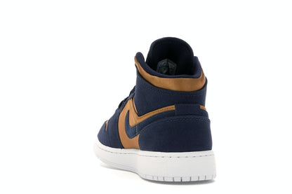 Jordan 1 Mid Obsidian Desert Ochre (GS)