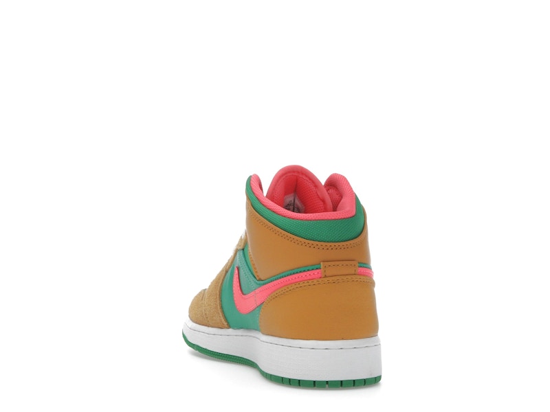 Jordan 1 Mid SE Chutney Lucky Green (GS)