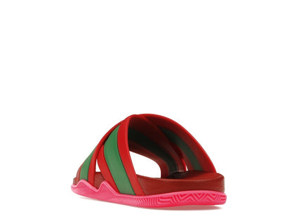 Gucci Web Slide Pink Rubber (Women's)