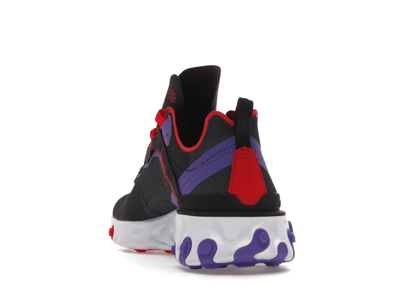 Nike React Element 55 Black University Red (Women's)