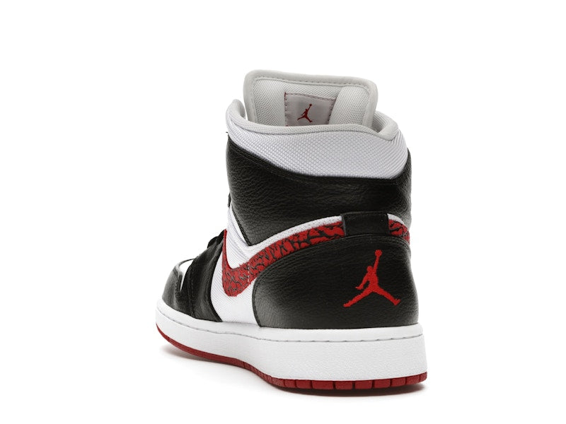 Jordan 1 Phat White Red Black (Elephant Print)