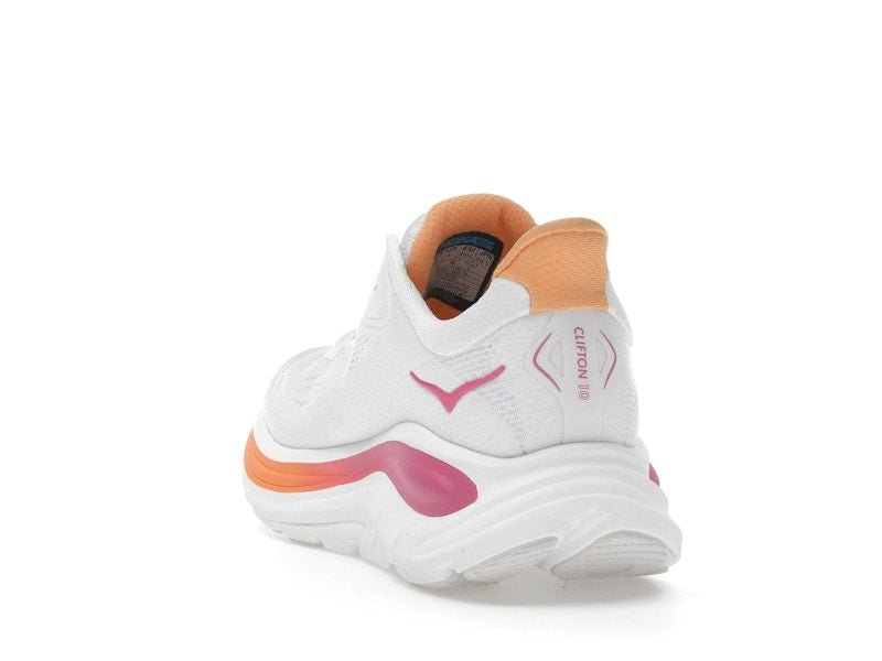 Hoka One One Clifton 10 White Electric Rose (Women's)
