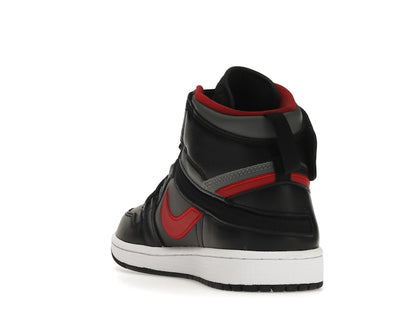 Jordan 1 High FlyEase Black Gym Red Smoke Grey