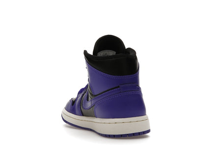 Jordan 1 Mid Purple Black (Women's)