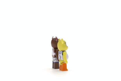 Bearbrick Space Jam Tweety & Tasmanian Devil 2 Pack 100% Multi
