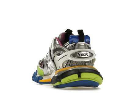 Balenciaga Track Leather Free White Silver Multi