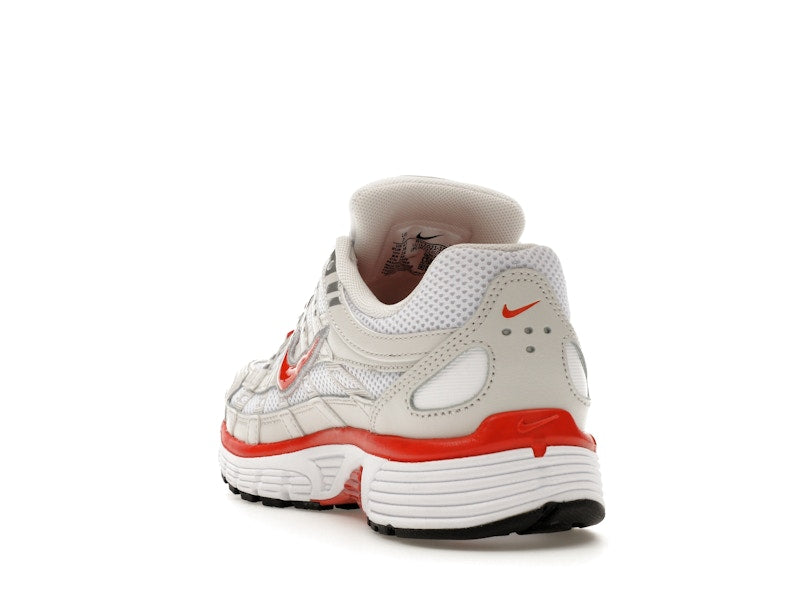 Nike P-6000 White Platinum Tint Black Picante Red (Women's)
