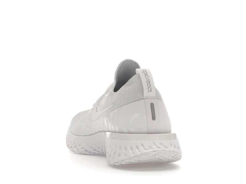 Nike Epic React Flyknit True White