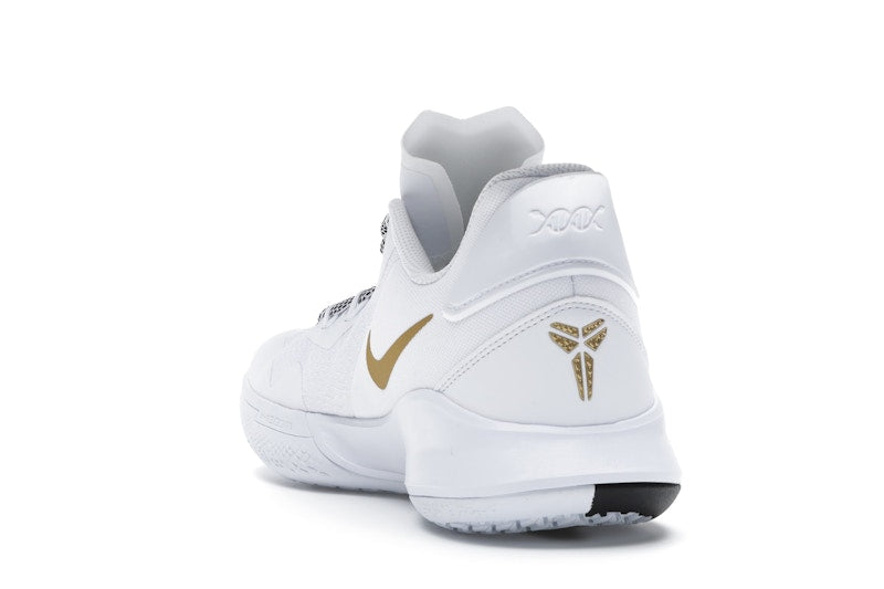 Nike Mamba Fury White Metallic Gold
