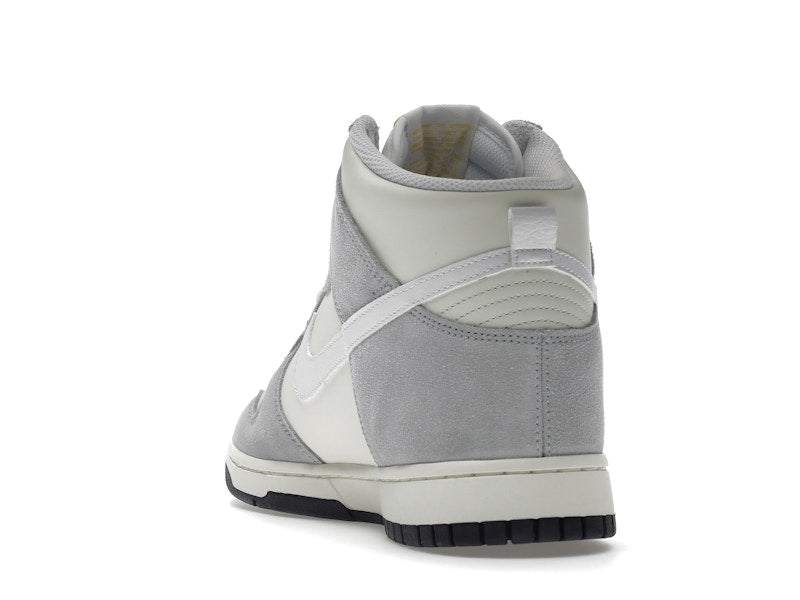 Nike Dunk High Retro Sail Pure Platinum Black White
