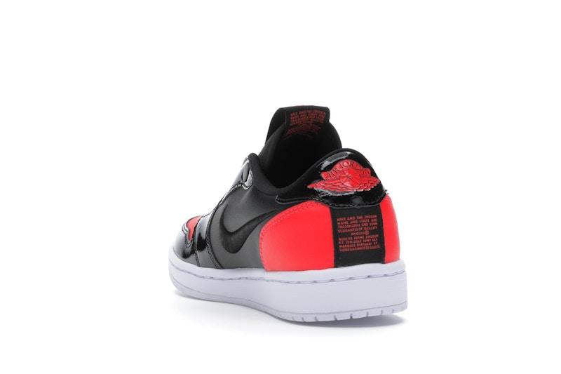 Jordan 1 Low Slip Black Hot Punch (Women's)