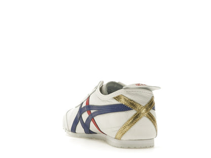 Onitsuka Tiger Mexico 66 White Blue Red Metallic Gold