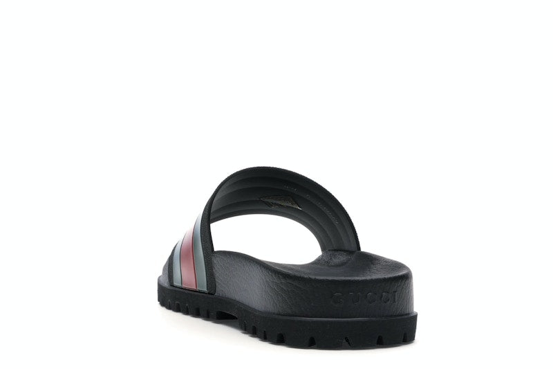 Gucci Web Slide Sandal Black