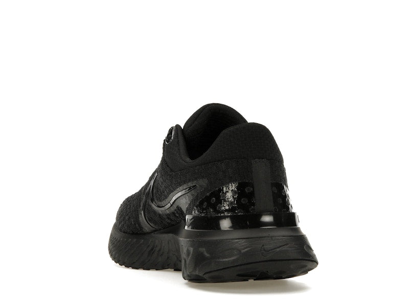 Nike React Infinity Run Flyknit 3 Triple Black (Women's)