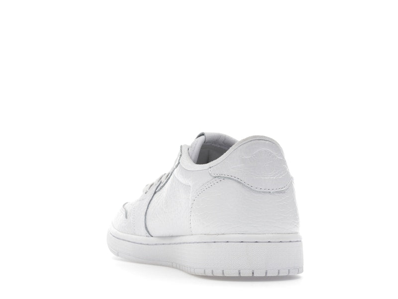 Jordan 1 Retro Low Swooshless Triple White (2025)