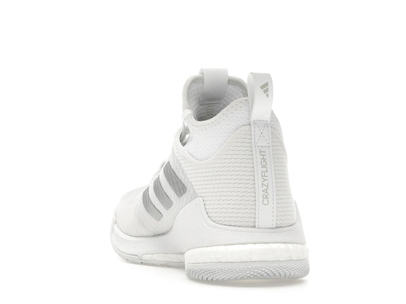 adidas Crazyflight Mid Cloud White Silver Metallic Grey (Women's)