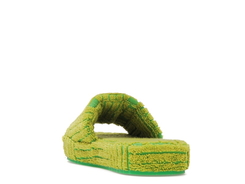Bottega Veneta Resort Geometric Sandal Parakeet Kiwi