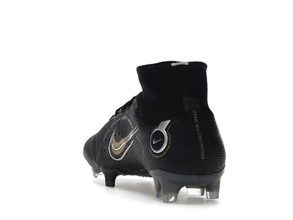 Nike Mercurial Superfly 8 FG Black Metallic Silver Gold