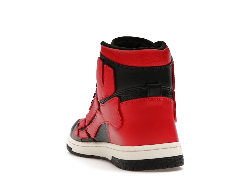 AMIRI Skel Top Hi Black Red White