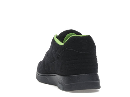OFF-WHITE Out Of Office "OOO" Low Tops Black Green Wool