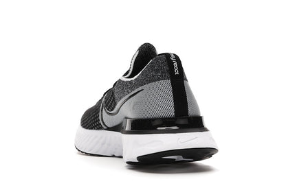 Nike React Infinity Run Flyknit Black White