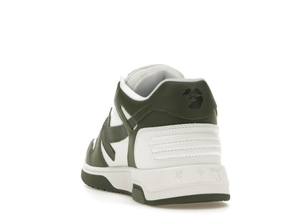 OFF-WHITE Out Of Office OOO Low Tops White Khaki