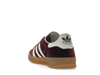 adidas x Gucci Gazelle Burgundy Velvet