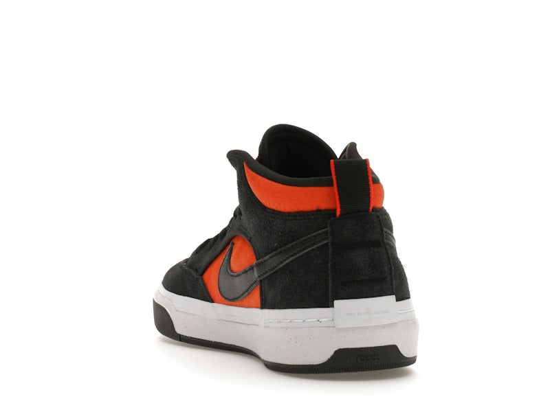 Nike SB React Leo Black Electro Orange