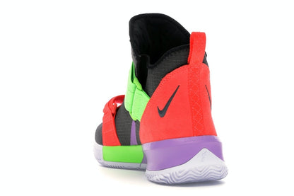 Nike LeBron Soldier 13 Thunder Grey Bright Crimson Electric Green