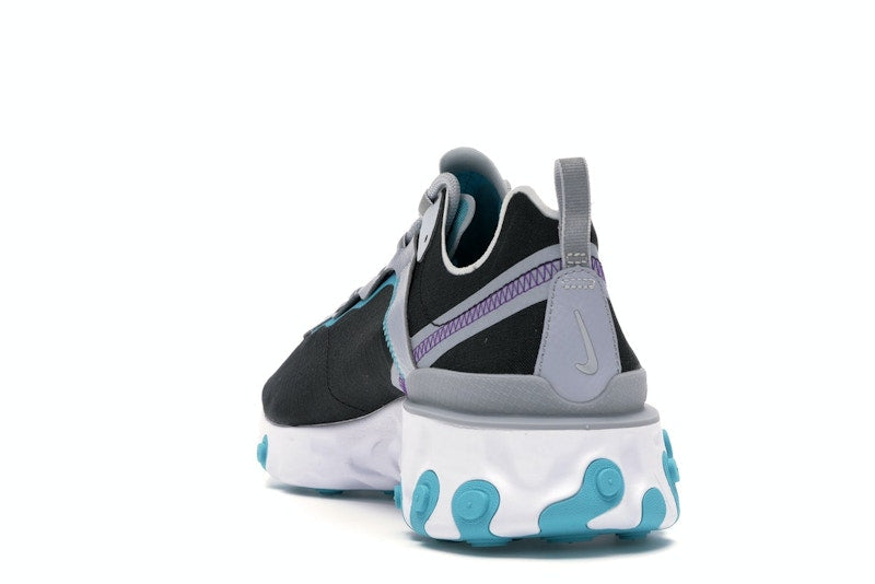 Nike React Element 55 Black Pure Platinum Teal Nebula