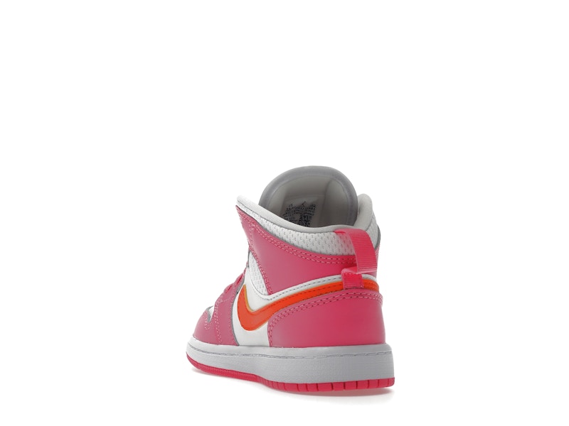 Jordan 1 Mid Pinksicle Safety Orange (PS)