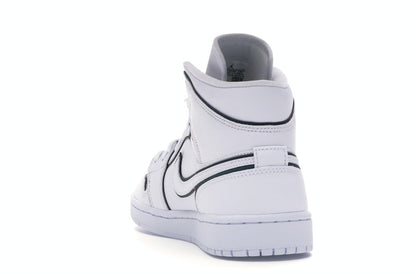 Jordan 1 Mid Iridescent Reflective White (Women's)