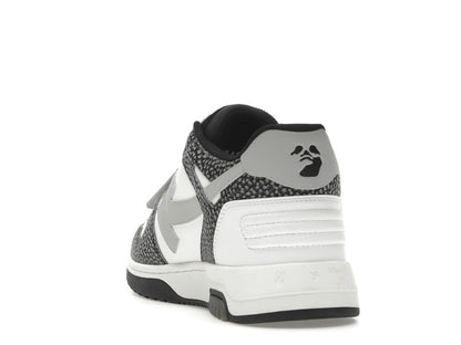 OFF-WHITE Out Of Office OOO Low Tops Black Grey with Dots