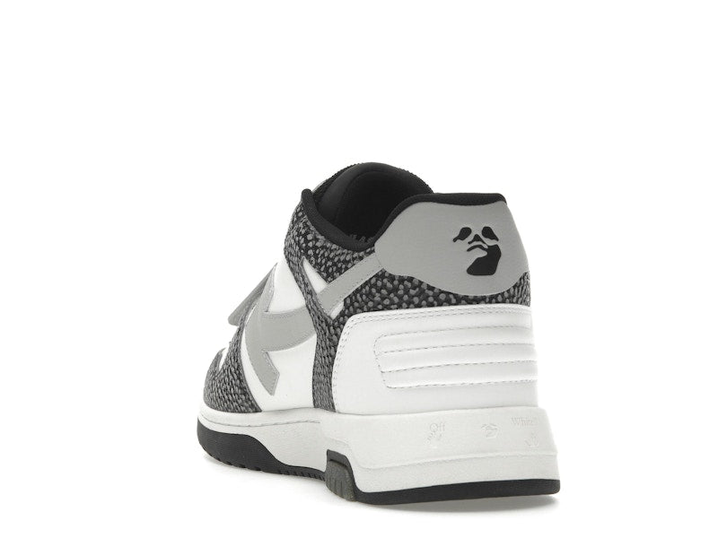 OFF-WHITE Out Of Office OOO Low Tops Black Grey with Dots