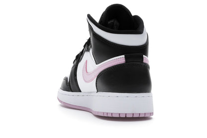 Jordan 1 Mid White Black Light Arctic Pink (GS)