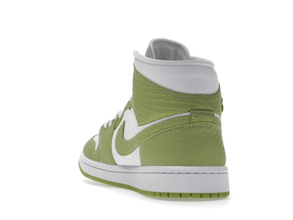 Jordan 1 Mid Green Python (Women's)