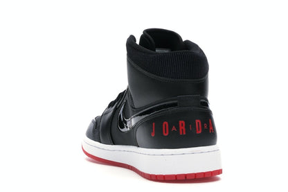 Jordan 1 Mid Black University Red