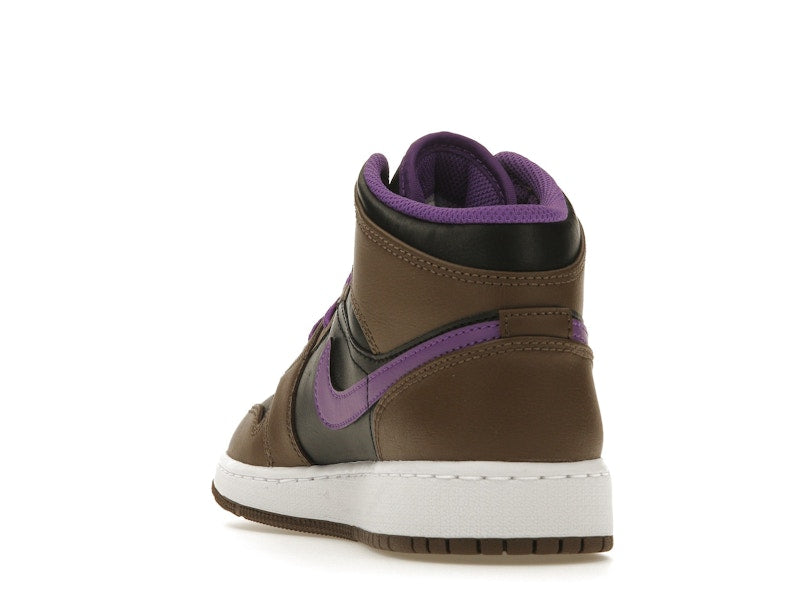 Jordan 1 Mid Purple Mocha (GS)