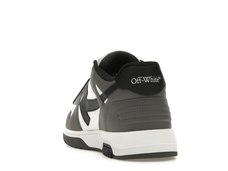 OFF-WHITE Out Of Office OOO Low Tops Dark Gray Black