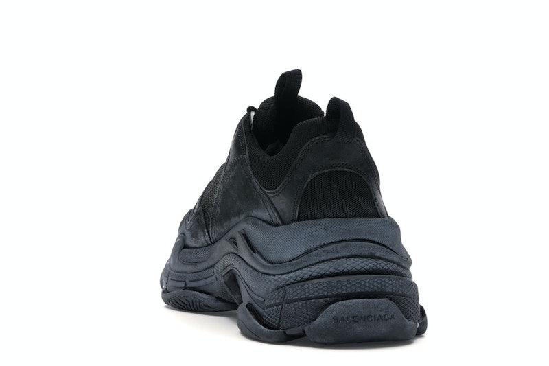Balenciaga Triple S Triple Black (2018 Reissue) (Pre-Distressed)