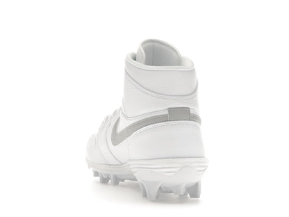 Jordan 1 Mid TD Cleat White Grey Fog